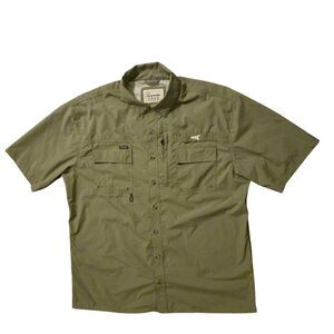 Kastking L Green Button Down Performance Shirt Mesh Fishing Outdoors